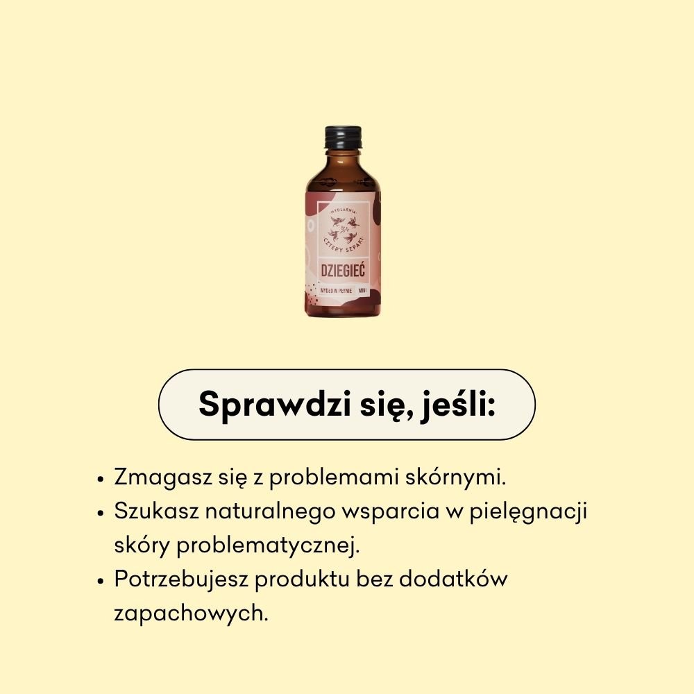 Dziegieć - mini - naturalne mydło w płynie