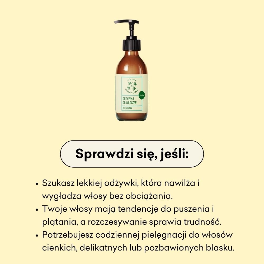 Odżywka do włosów lekka - Chrzanowa