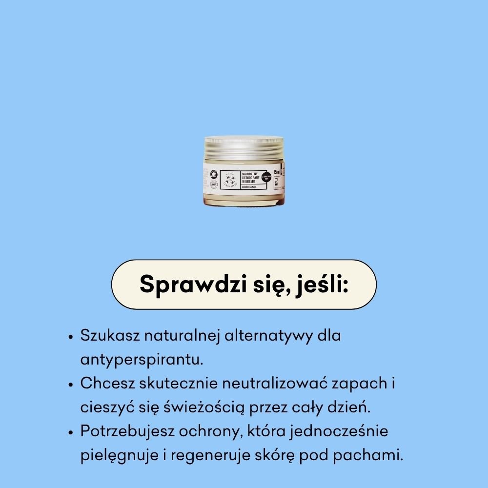 Dezodorant w kremie - mini - Cedr i Paczula z dodatkiem sody