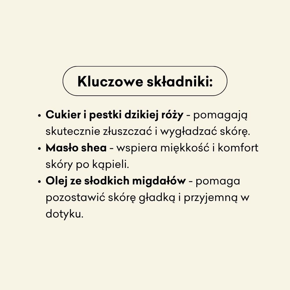 Róża i Ylang - peeling cukrowy