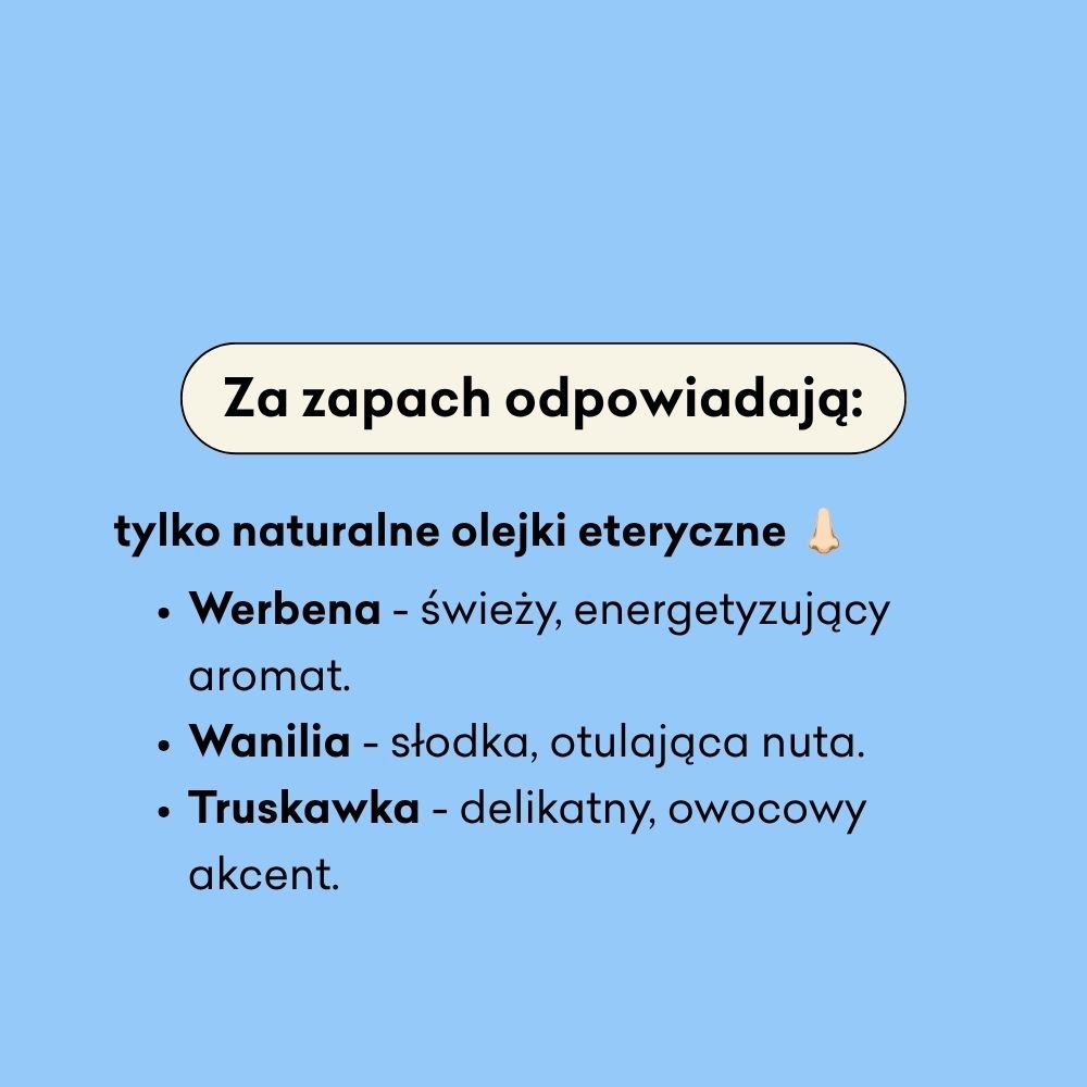 Dezodorant w kremie - mini - Truskawka i Werbena bez dodatku sody