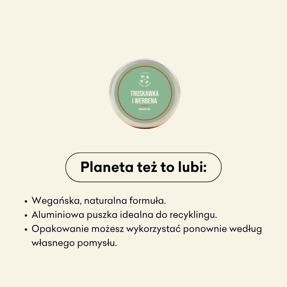 Truskawka i Werbena - krem do rąk