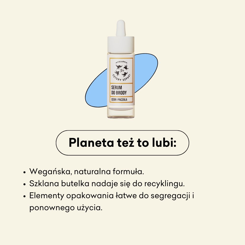Cedr i Paczula - serum do brody