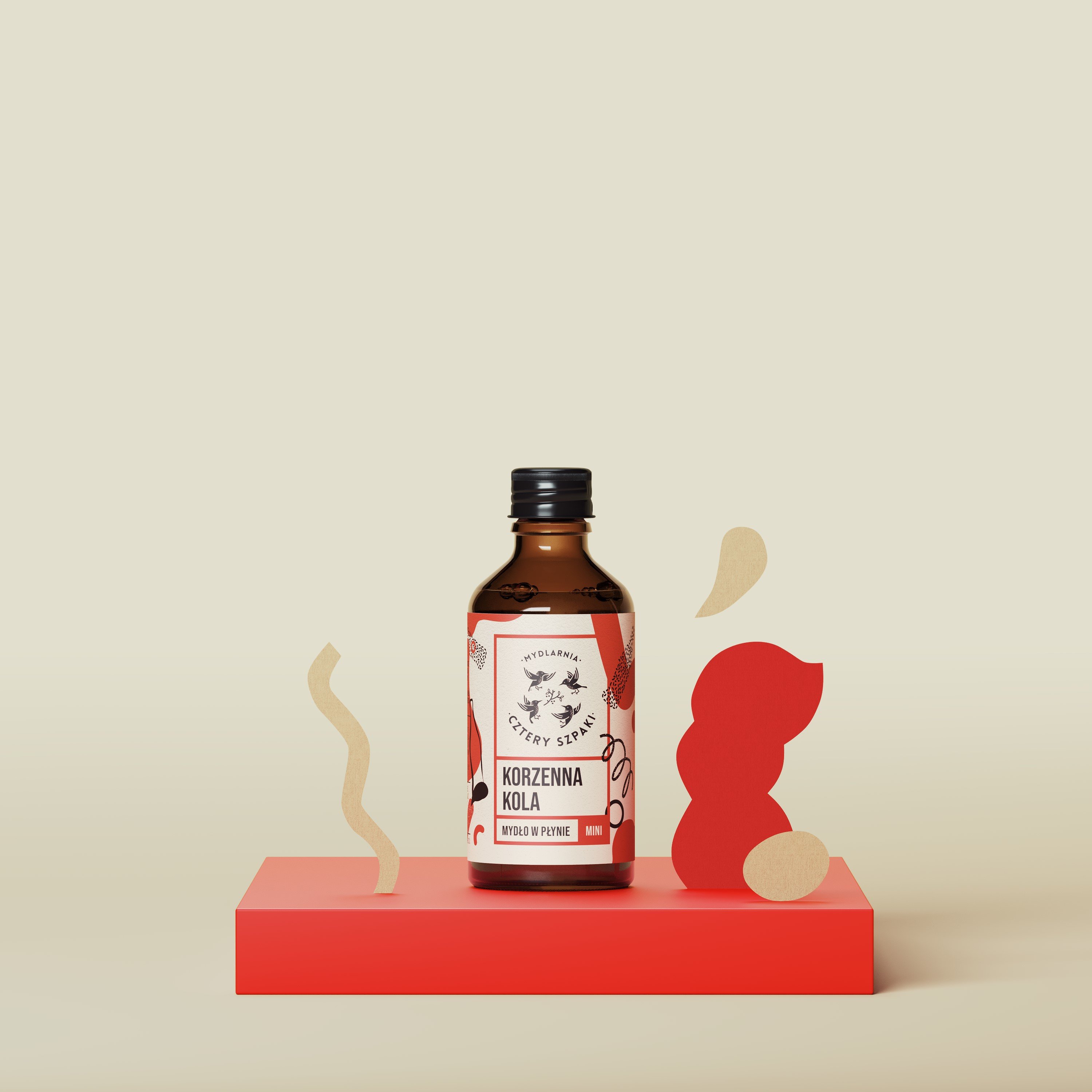Korzenna Kola - mini - naturalne mydło w płynie
