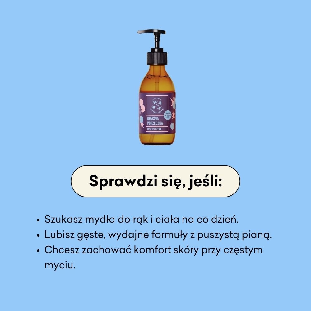 Kwaśna Porzeczka - naturalne mydło w płynie