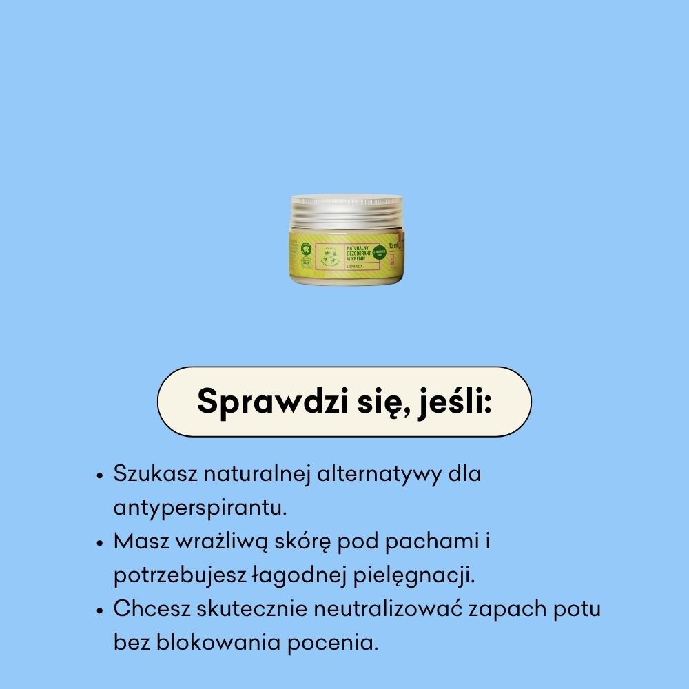 Dezodorant w kremie - mini - Leśna Róża z dodatkiem sody