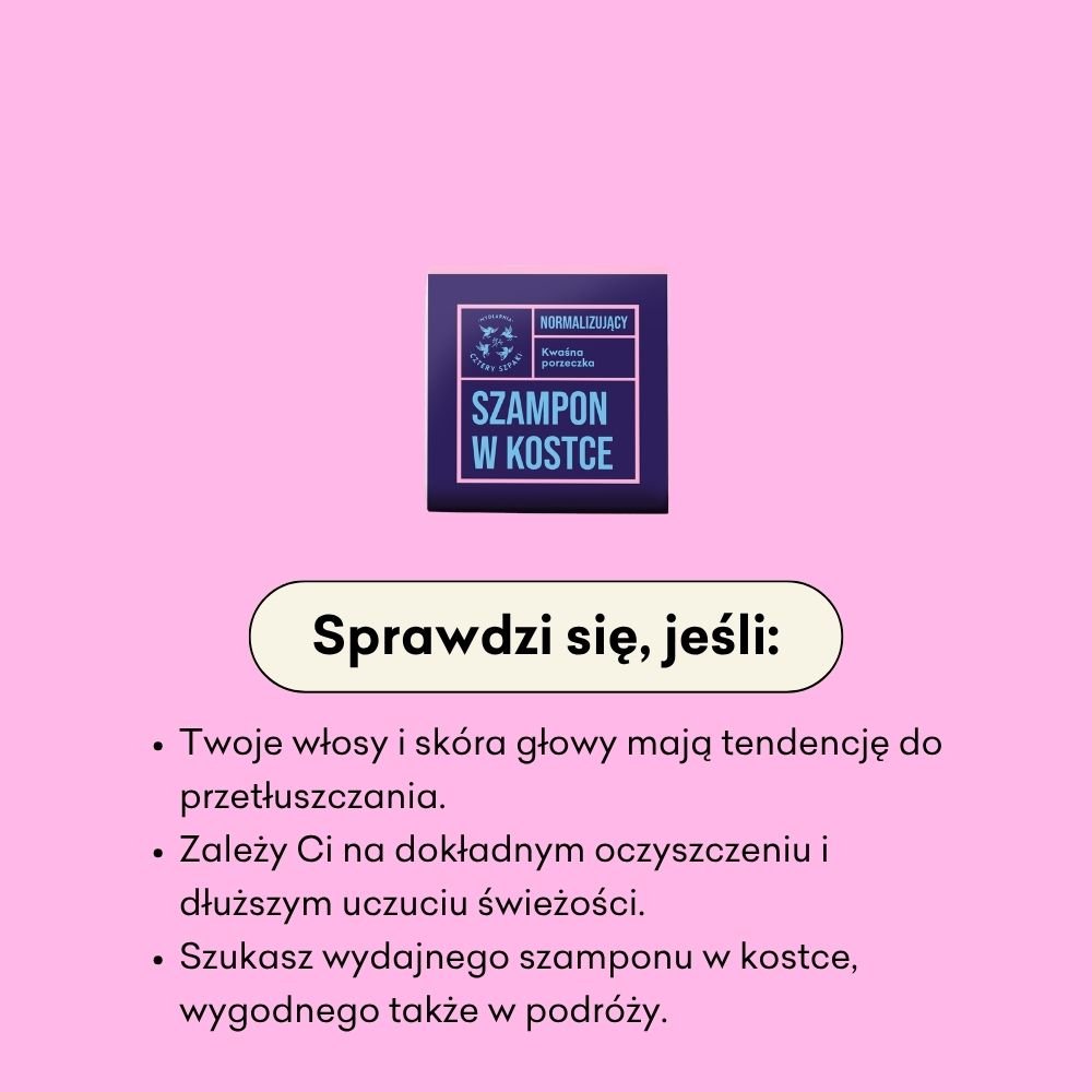 Normalizujący szampon w kostce - Kwaśna Porzeczka