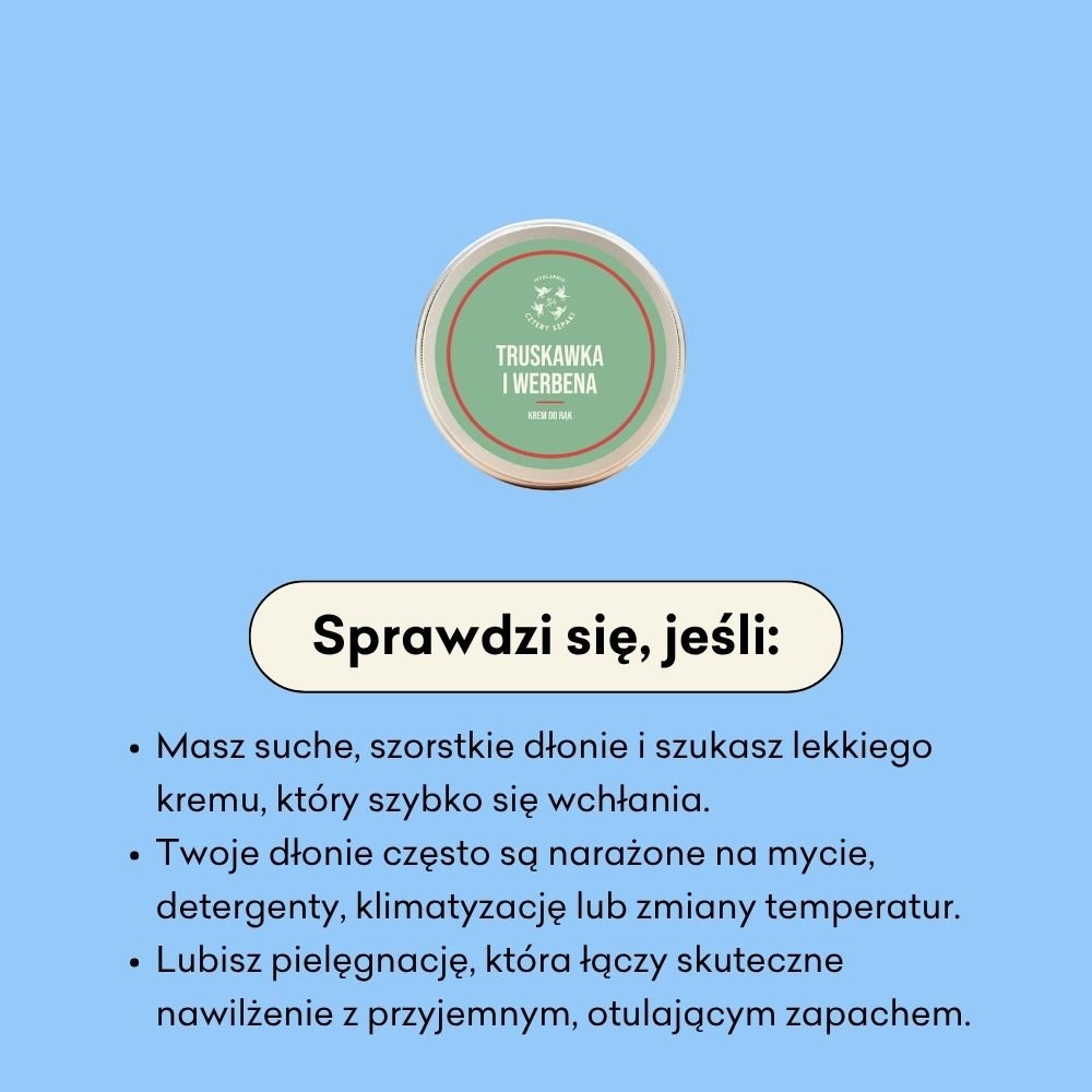 Truskawka i Werbena - krem do rąk