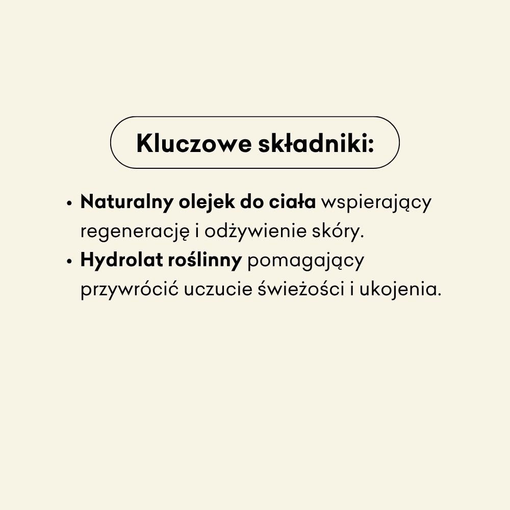Zestaw po opalaniu - hydrolat i olejek