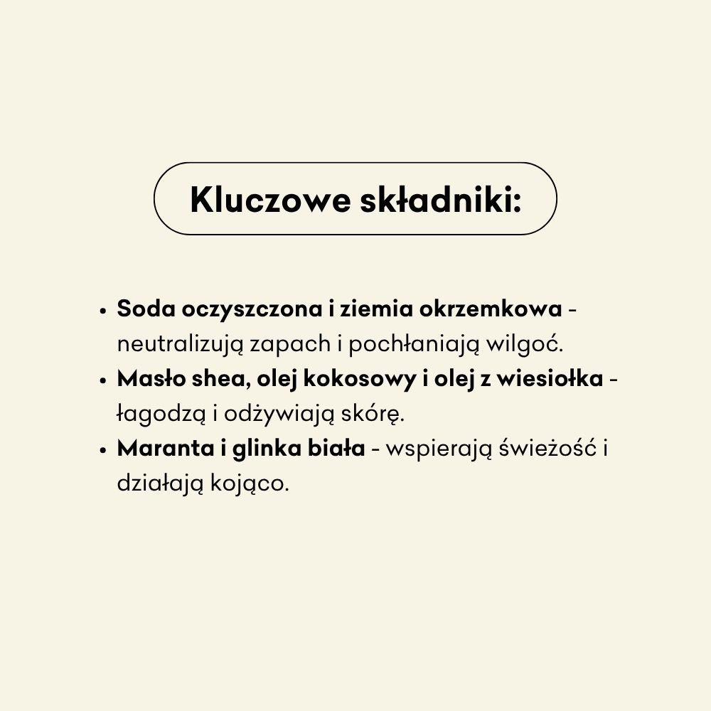 Dezodorant w kremie - mini - Cytrusowo-ziołowy z dodatkiem sody
