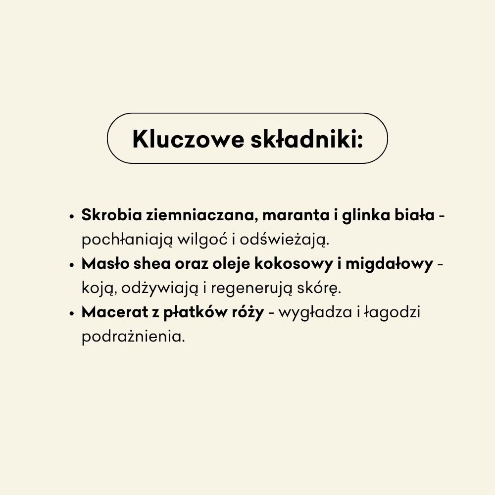 Dezodorant w kremie - mini - Leśna Róża z dodatkiem sody