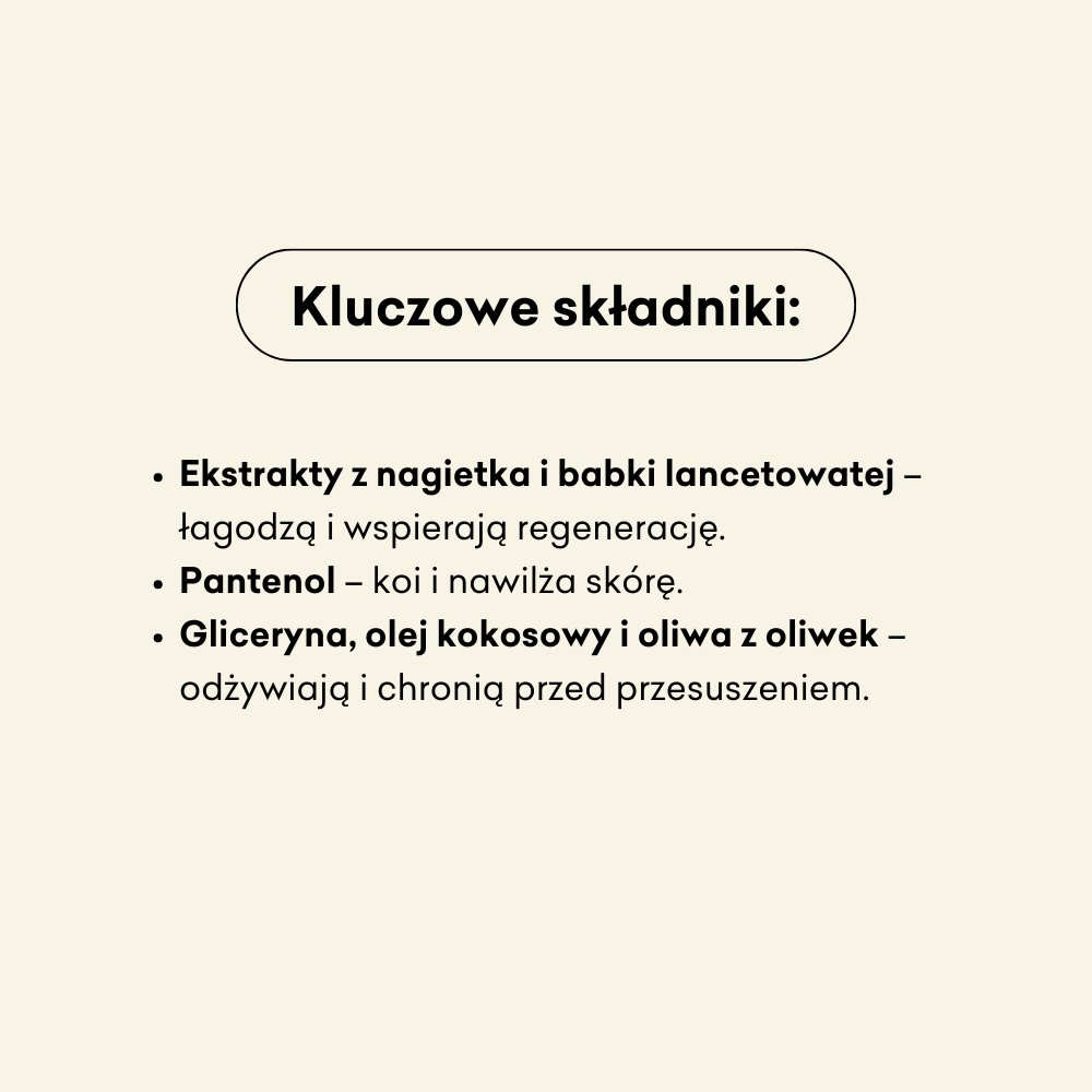 Kluczowe składniki mydła w płynie Truskawka i Werbena to ekstrakty z nagietka i babki lancetowatej.