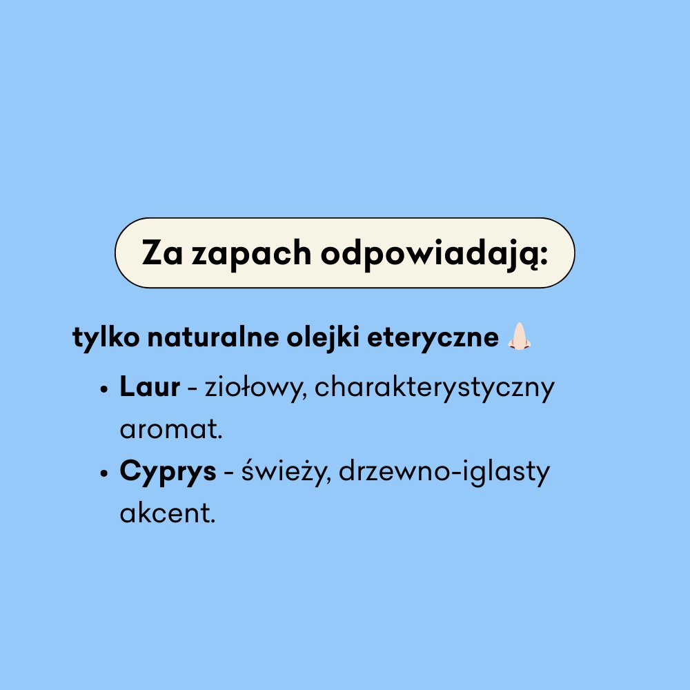 Za zapach mydła Król Laur odpowiadają olejki eteryczne: laur, cyprys. 