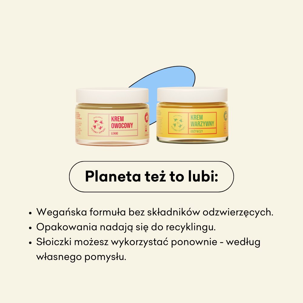 Dwupak kremów do twarzy - wegańska formuła, opakowania nadające się do recyklingu.