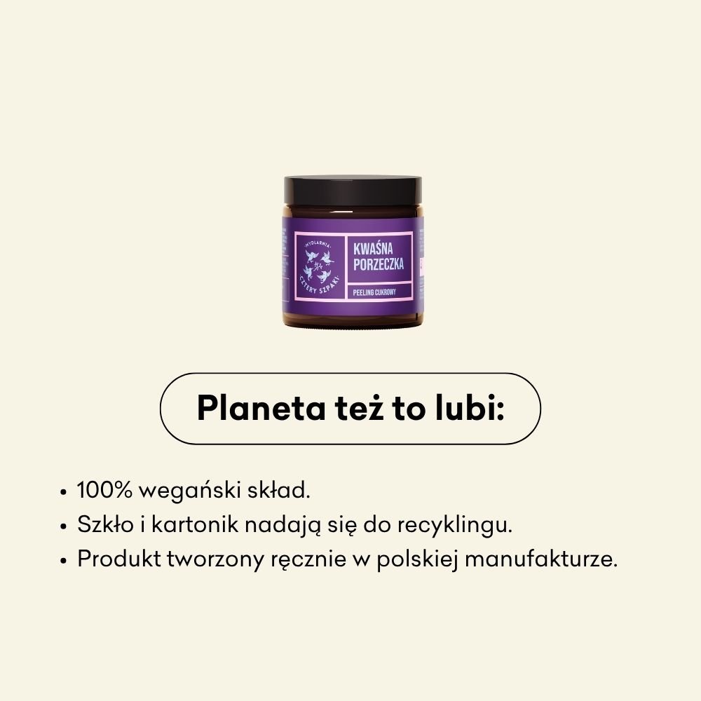 Kwaśna Porzeczka - peeling cukrowy