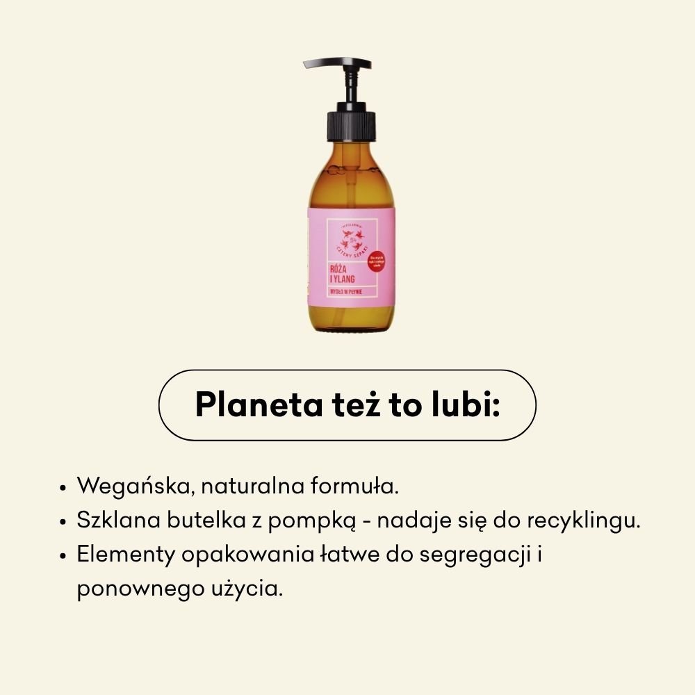 Róża i Ylang - naturalne mydło w płynie