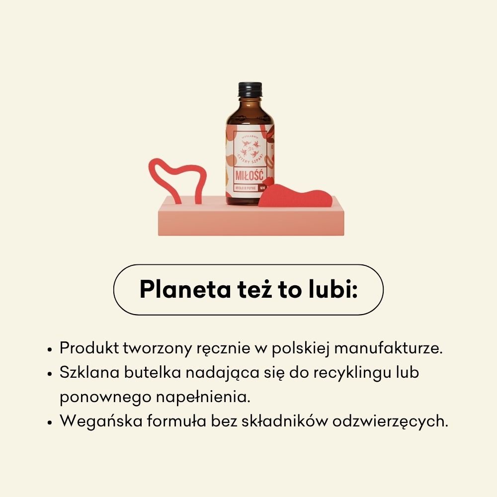 Miłość - mini - naturalne mydło w płynie