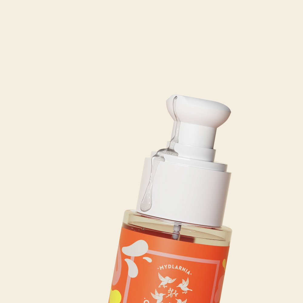 Quince intimate gel in a glass pump bottle