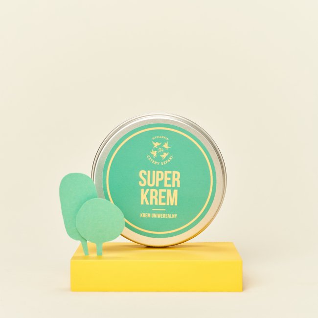 Superkrem, krem uniwersalny w aluminiowej puszce 50 ml, 4 Szpaki

