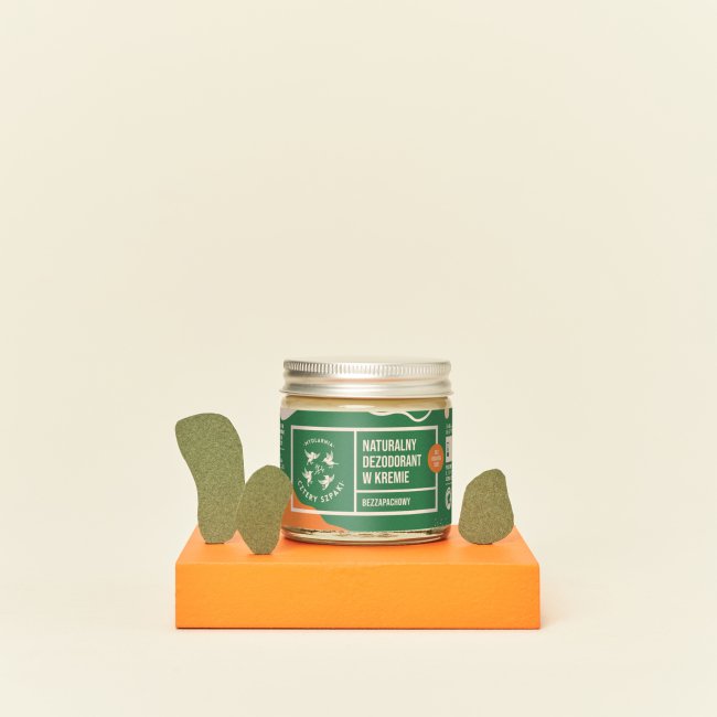 Naturalny dezodorant w kremie bezzapachowy bez dodatku sody